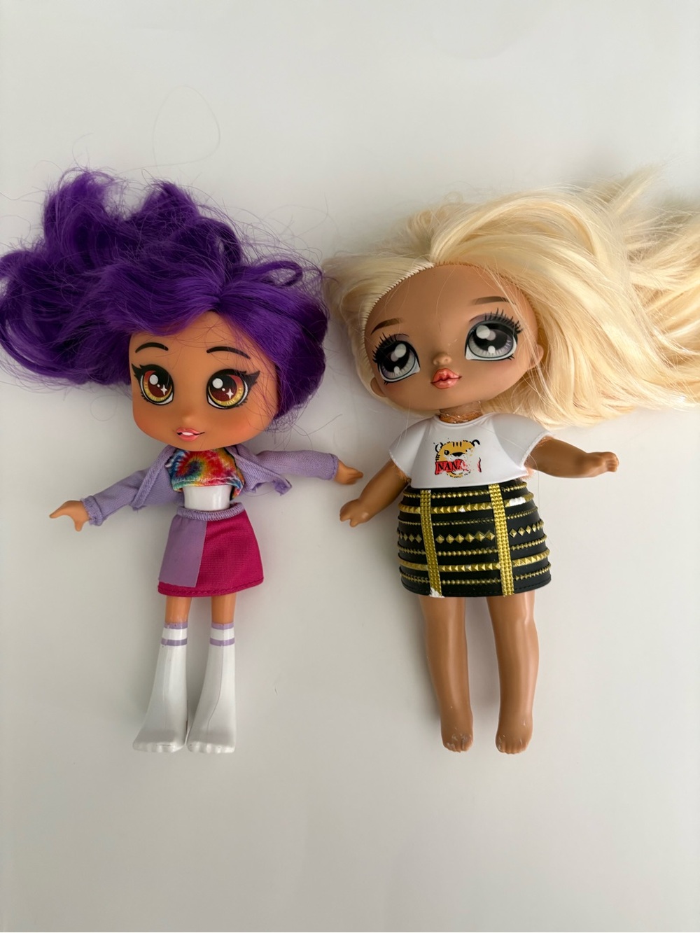 Aphmau & Na Na Na Surprise Doll Lot Paula Purrfect Purple Blonde Hair 2pc
